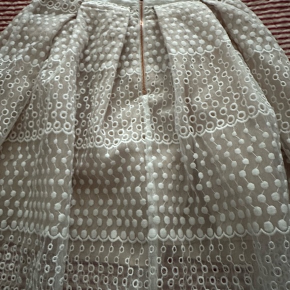 Gianna Bini Elegant Cream Lace Skirt - Picture 6 of 7